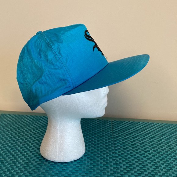 Chicago White Sox Nylon Ball Cap Hat Logo NWOT Vintage 90's - Picture 4 of 10